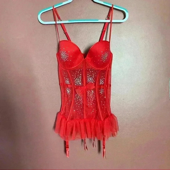 Victoria Secret Red Lingerie - Picture 1 of 10